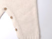 Dettaglio tutina con colletto a maglia Bamboom Warm White 1264-128