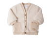 Bamboom cardigan teddy con tasche Warm White 1223TE00084