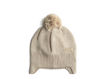 Bamboom cappellino in maglia con pompon Warm White 1279