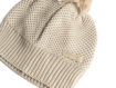 Dettaglio pompon cappellino Bamboom Warm White 1279