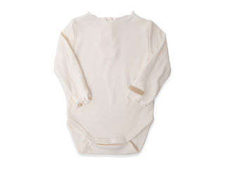 Bamboom shirt bimba maniche lunghe Natural White 1205TE00087