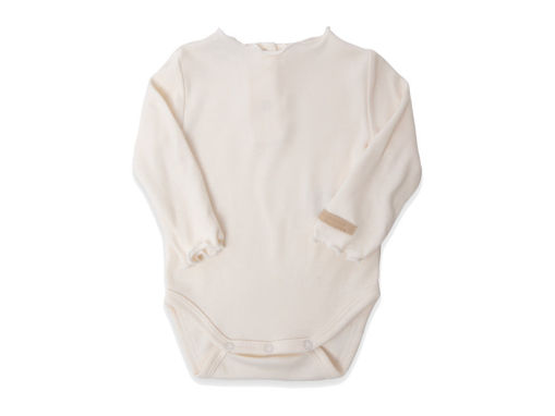 Bamboom shirt bimba maniche lunghe Natural White 1205TE00087