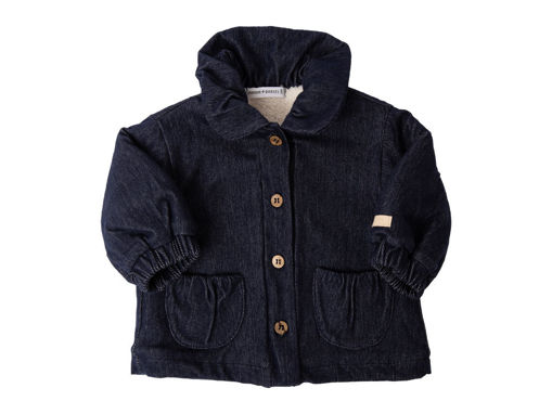 Bamboom giacca bimba con colletto Jeans Blu 1224TE00083
