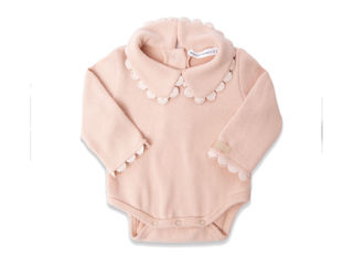 Bamboom polo con embroidery Warm Pink 1232TE00088