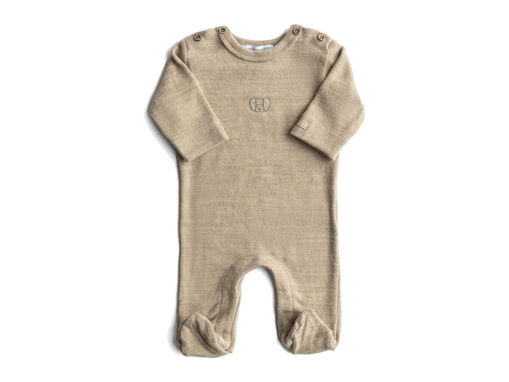 Bamboom tutina con ricamo Sand 1236TE00088