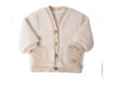 Bamboom cardigan teddy con tasche Warm White 1223TE00084