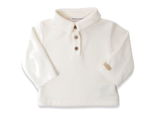 Bamboom maglia polo Natural White 1240TE00087