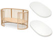 Immagine di Stokke lettino Sleepi V3 naturale completo di materasso e lenzuolo - Lettini