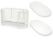 Immagine di Stokke lettino Sleepi V3 bianco completo di materasso e lenzuolo