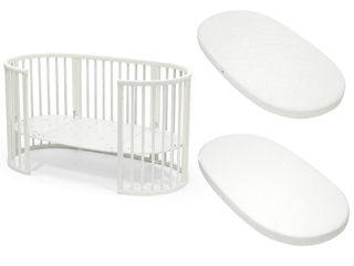 Immagine di Stokke lettino Sleepi V3 bianco completo di materasso e lenzuolo - Lettini