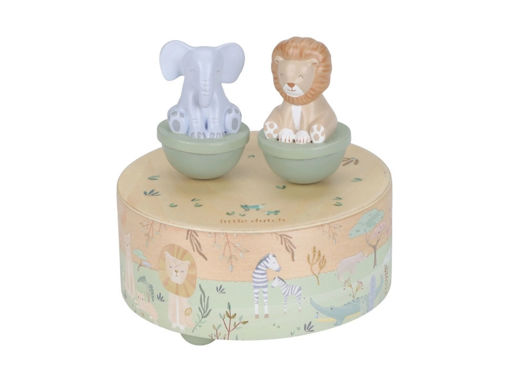 Immagine di Little Dutch carillon in legno Safari Friends - Giostrine e carillon