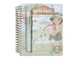 Immagine di Little Dutch libro magico ad acqua Safari Friends Rosa - Giochi educativi per neonati