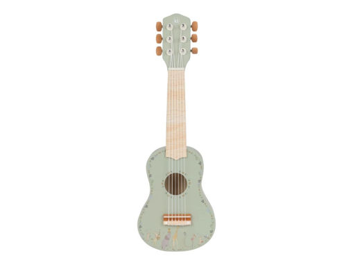 Immagine di Little Dutch chitarra in legno Safari Friends verde - Giochi educativi per neonati