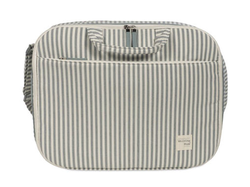 Immagine di Walking Mum valigia Praliné stripes matcha - Zainetti e valigie