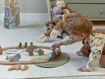 Immagine di Little Dutch set trenino in legno FSC Safari Friends