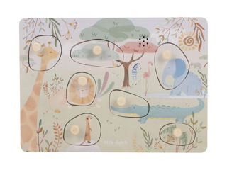 Immagine di Little Dutch puzzle sonoro FSC Safari Friends - Giocattoli in legno Little Dutch