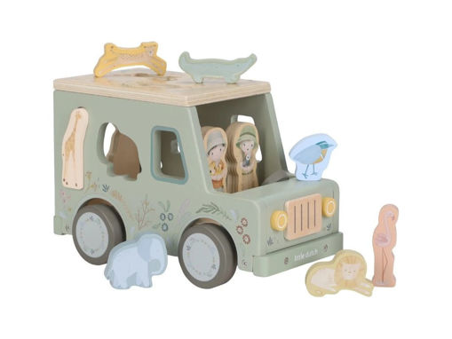 Immagine di Little Dutch gioco incastri auto safari FSC - Giocattoli in legno Little Dutch