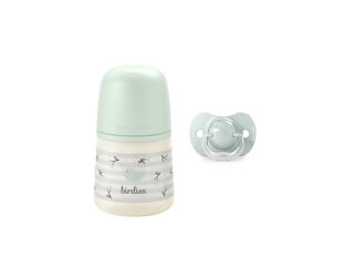 Immagine di Suavinex biberon 150 ml + ciuccio -2/2 mesi Birdies verde - Biberon Suavinex