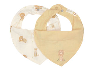 Immagine di Little Dutch bavaglino bandana 2 pz Safari Leo - Bavaglini Neonato