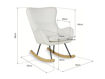 Immagine di Quax sedia a dondolo Basic Bouclé sheep beige