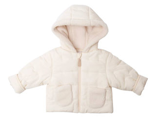 Immagine di Bamboom giacca bimba con tasche teddy warm white tg 6 mesi - Capi spalla