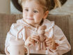Immagine di Bamboom scimmietta in gomma naturale warm pink