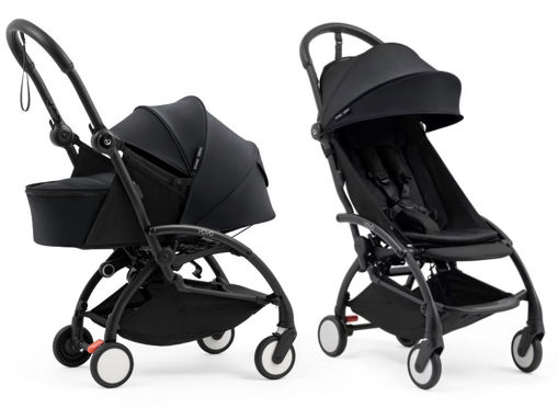 Immagine di Stokke duo Yoyo5 completo di rivestimento 0+ e 6+ nero - Passeggini duo