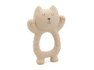 Immagine di Bamboom gatto in gomma naturale sand - Massaggiagengive