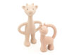 Immagine di Bamboom set coordinato cerbiatti in gomma naturale pink tones - Massaggiagengive