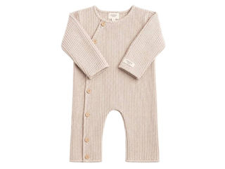 Immagine di Bamboom tutina in maglia con apertura laterale sand tg 1 mese - Tutine
