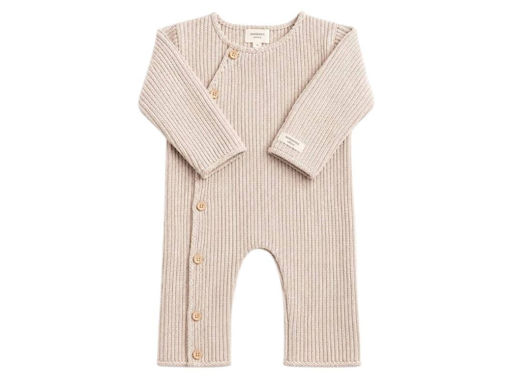 Immagine di Bamboom tutina in maglia con apertura laterale sand tg 1 mese - Tutine