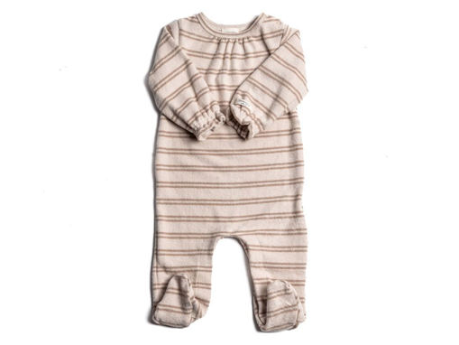 Immagine di Bamboom tutina felpata da bimba stripes pink tg 1 mese - Tutine