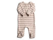 Immagine di Bamboom tutina felpata da bimba stripes pink tg 6 mesi - Tutine