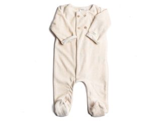 Immagine di Bamboom tutina con bottoni frontali warm white tg 1 mese - Tutine