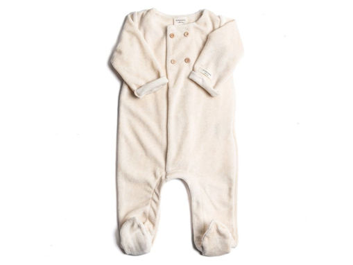 Immagine di Bamboom tutina con bottoni frontali warm white tg 1 mese - Tutine