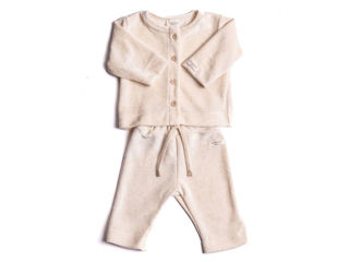 Immagine di Bamboom twinset con apertura frontale warm white tg 1 mese - Tutine