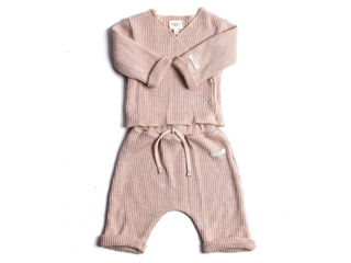 Immagine di Bamboom twinset con apertura incrociata pink tg 1 mese - Tutine