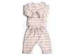 Immagine di Bamboom twinset con apertura incrociata stripes pink tg 6 mesi - Tutine