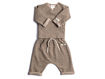 Immagine di Bamboom twinset con apertura incrociata melange sand tg 6 mesi - Tutine