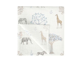Immagine di Bimbidreams telo in mussola 120x120 cm 564 Tanzania multicolor 56453697 - Corredino nanna neonato