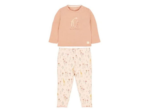 Immagine di Little Dutch pigiama 2 pz Safari Flamingo tg 74/80 cm - Tutine