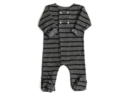 Immagine di Bamboom tutina con bottoni frontali grey tg 1 mese - Tutine