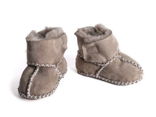 Immagine di Bamboom scarpine babbucce in pelle tg 16-24 mesi soft brown - Scarpine neonato
