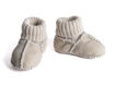 Immagine di Bamboom scarpina a calzino in pelle tg 8-16 mesi light grey - Scarpine neonato