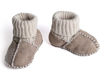 Immagine di Bamboom scarpina a calzino in pelle tg 16-24 mesi soft brown
