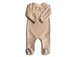 Immagine di Bamboom tutina felpata da bimba velvet sand tg 1 mese - Tutine