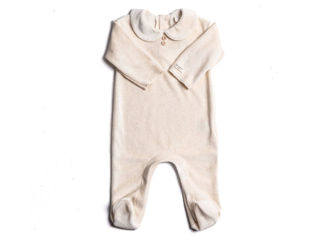 Immagine di Bamboom tutina bimba con colletto warm white tg 1 mese - Tutine