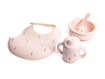 Immagine di Bamboom First Meal Set fawn pink - Piatti e posate