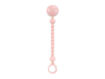 Immagine di Suavinex clip portaciuccio in silicone morbido Colour Essence rosa - Portaciuccio e catenelle