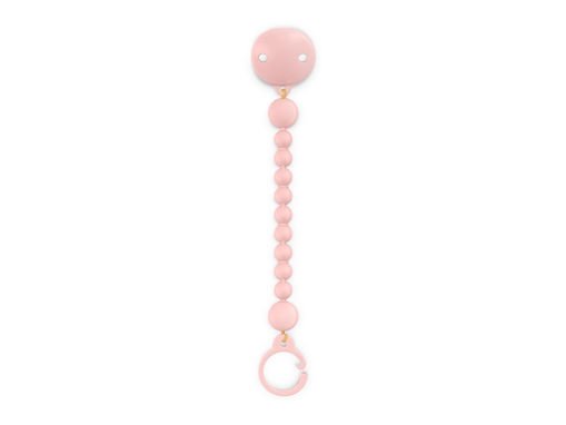 Immagine di Suavinex clip portaciuccio in silicone morbido Colour Essence rosa - Portaciuccio e catenelle